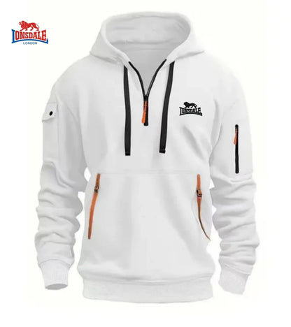 2024 Autumn Winter High Quality Dropped Shoulder Hooded Sweatshirt Men's Women's Plus Size Loose Pullover Fashion Sweatshirt.