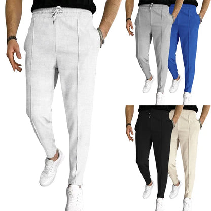 2024 Amazon Summer New Men's European and American Independent Station Drawstring Sports Casual Pants for Men