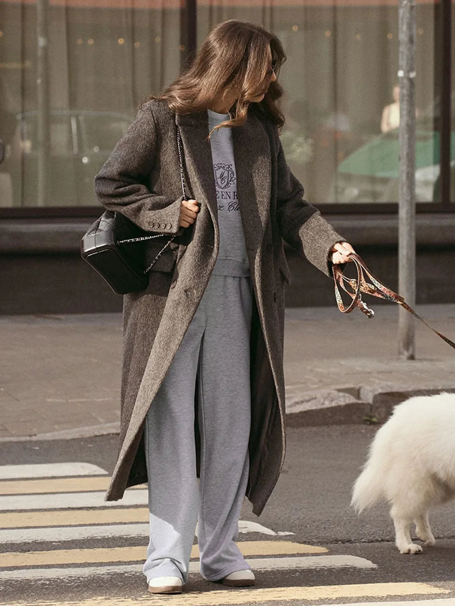 Bornladies Embroidered Hoodie Pants 2-piece Set Autumn New Casual Pants Women's O-neck Pullover Hoodie Suit.