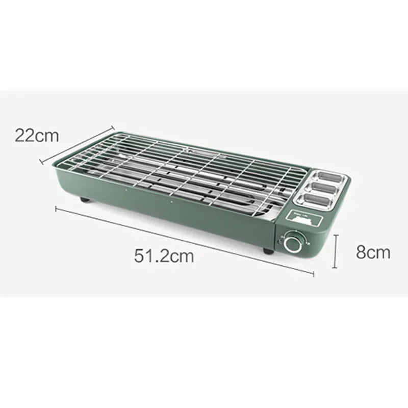 Household 220v Electric Oven Household Self-service Barbecue Oven Barbecue Mutton Kebabs Korean Small Multi- Function Indoor La