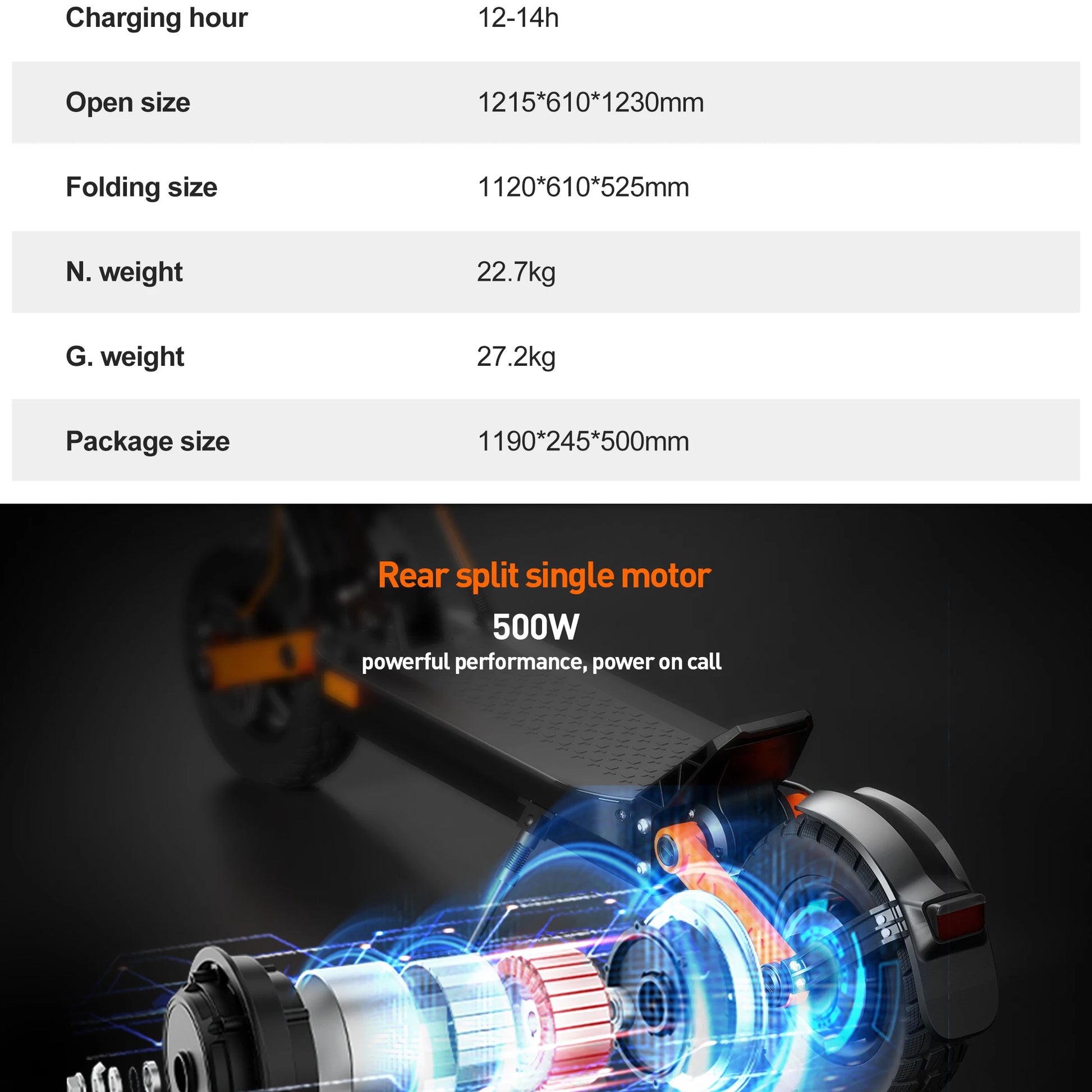 JOYOR S5（ABE）Adult Electric Scooter 500W Motor 48V13AH Battery Foldable E-Scooter 10 Inch Air Tire City commuting Escooter.