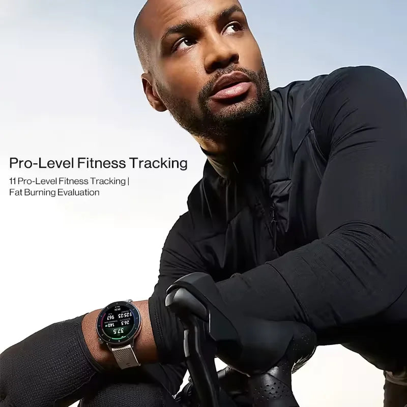 Global Version OnePlus Watch 3 43mm Smartwatch 1.32inches AMOLED Display Up to 60H Battery Life Wear OS by Google GPS NFC.