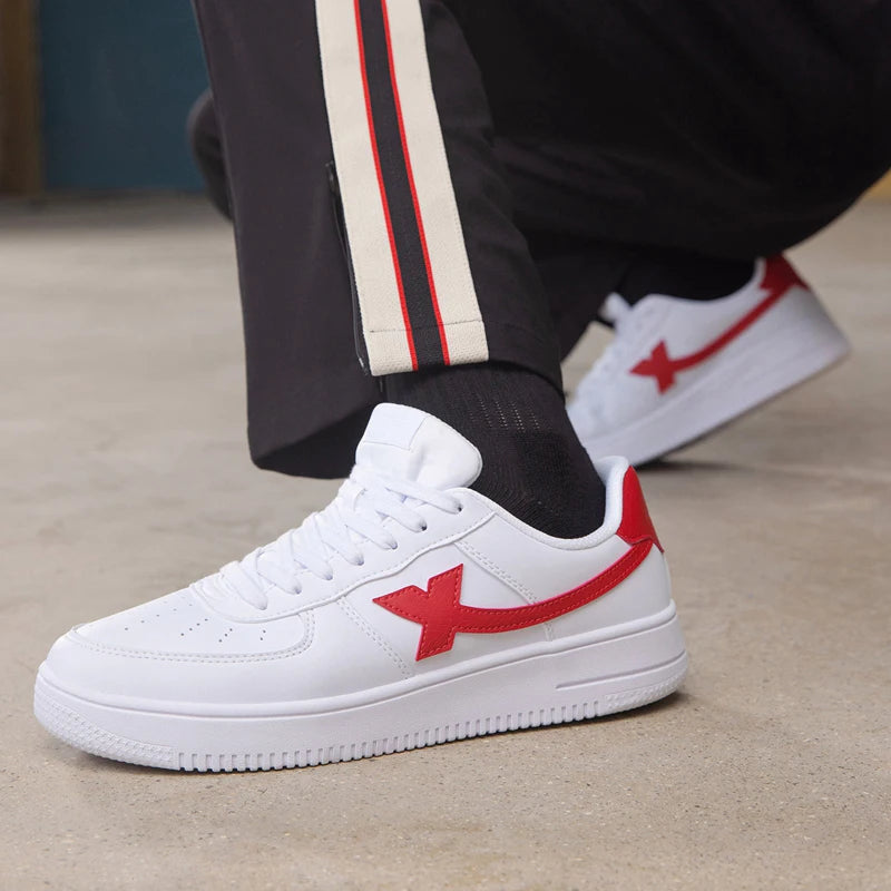 Xtep Skateboarding Shoes Non-Slip Wear-Resistant Casual White Couple Skate Sneakers Male Female Luxury Brand Shoes 881219319851.