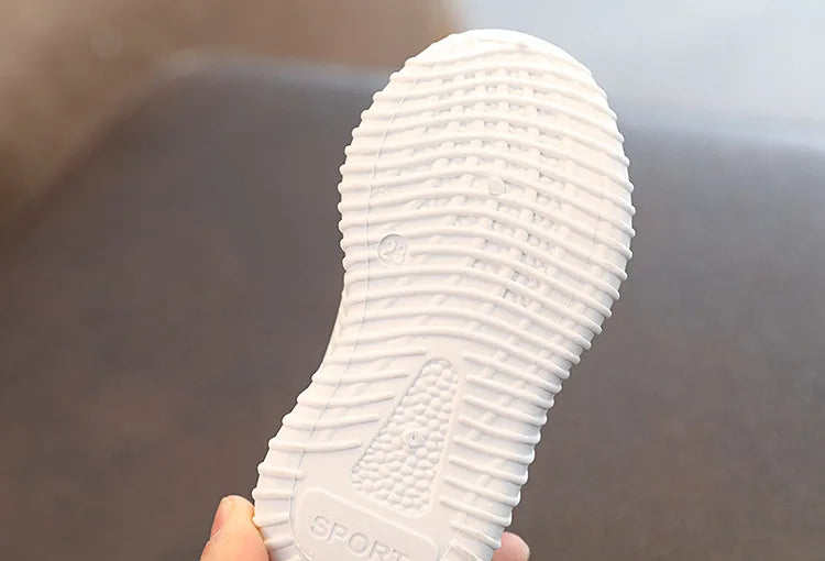 Kids Knitted Casual Shoes Sneakers for Boys Girls Slip-on Antislip Breathable Running Sports Shoes 2-8 Years Children Zapatos.