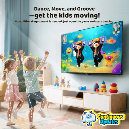 KINHANK MotionX Video Game Console for Kids & Families Ongoing Updates Kids Toy Active Play System Indoor Physical Activity.