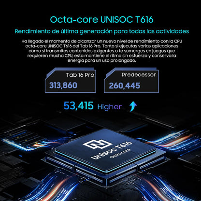 Blackview Android 14 Tab 16 Pro 11 Inch Touch Tablet 2K Screen 24GB +256GB 4G LTE+5G WiFi Gaming Tablets with Protective Shell.