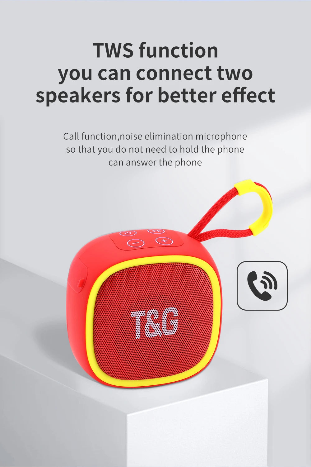 Bluetooth Speaker TG659 Mini Portable Wireless Powerful Speakers TWS BT 5.3 Sound Box HIFI Loudspeaker Supports TF Card Radio.