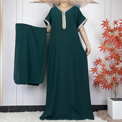 Neue Sommer-Kaftan-Abaya 2023, afrikanische Kleider für Frauen, traditionelle Kleidung, Islam-Gebetskleidung, Türkei, muslimische lose Robe, Ramadan