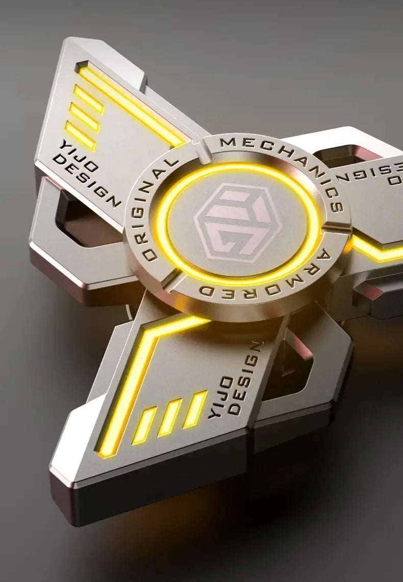 uminous metal EDC fidget spinner stress relief pressure reduction finger toy cool spinner ADHD  aids Creativity gift for boys.