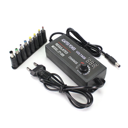 AC DC Adjustable Adapter 12V Volt LED Display Screen Power Supply 220V TO 3V 5V 9V 12V 24V 36V With DC Jack Connector Plug.