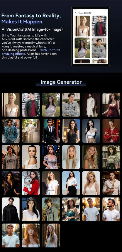 Blackview MEGA 8 [No EU Charger] Tablet 13 inch 90Hz 2K FHD+ Display 36GB(12+24) 512GB 11000mAh 50MP+13MP Android 15 Dual SIM 4G.