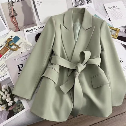 Blazer für Damen, Frühling und Herbst, neu in der Oberbekleidung, Bürodame, modische Blazer, lockere Passform, Damenbekleidung, Mäntel, Damenjacke