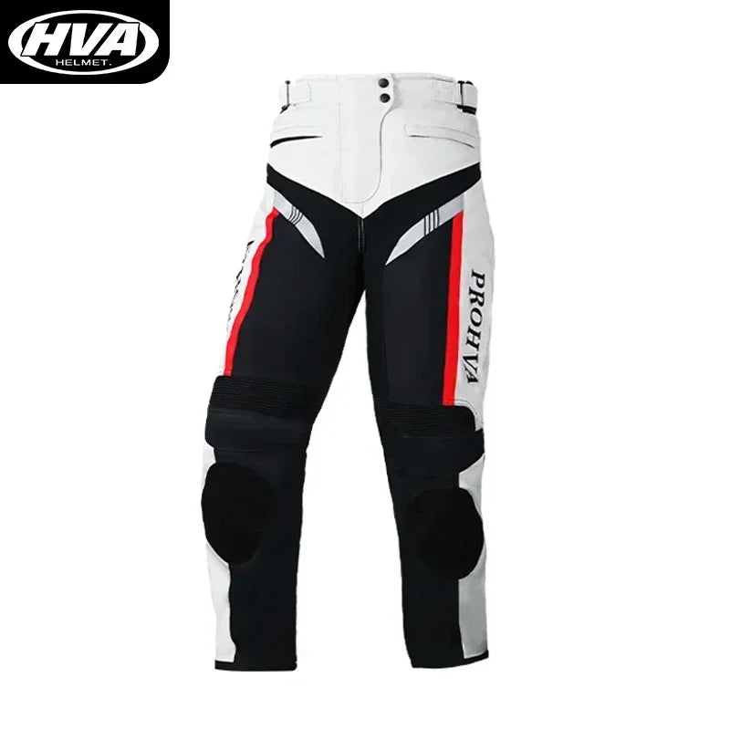 HVA Waterproof Motorcycle Jacket Men's Racing Suit Removable Liner Warm Autumn and Winter Motorcycle Jacket Suit Anti-fall Suit