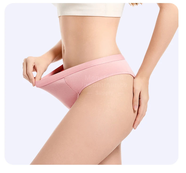 Bikini Menstrual Panties Eco-friendly Reusable Breathable Leakproof Period Underwear for Women Bamboo Fibre