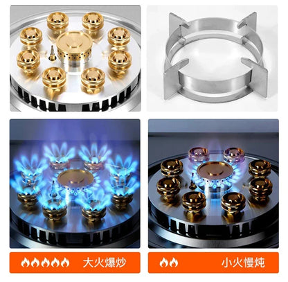 7kw Gas Cooktop Single Stove Household Liquefaction Gas Stove Single Coal Desktop Embedded Single Gas Stove 4.5 KW/5.2kw/.