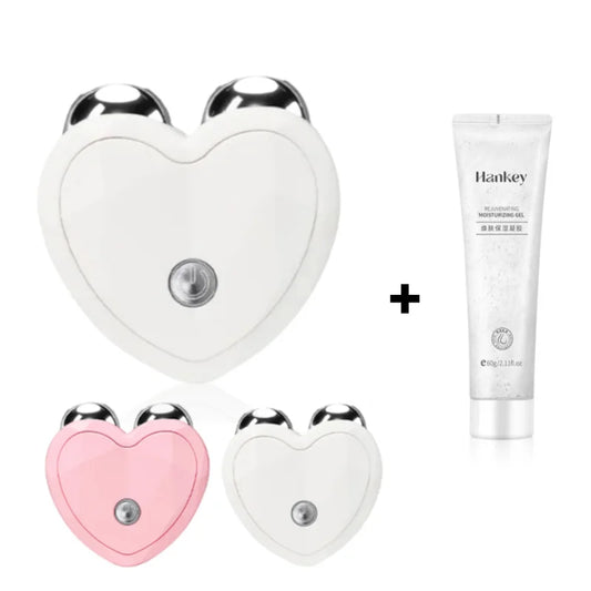 Face Lifting Machine Facial Microcurrent Roller Massager Skin Tightening Rejuvenation Anti Wrinkle Firming Vibration Beauty Care.