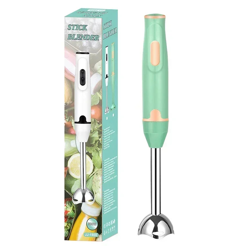 Electric Handheld Food Mixer, Multifunction Egg Beater & Veggie Blender/Chopper with Stainless Steel Whisk for Kitchen Tools.