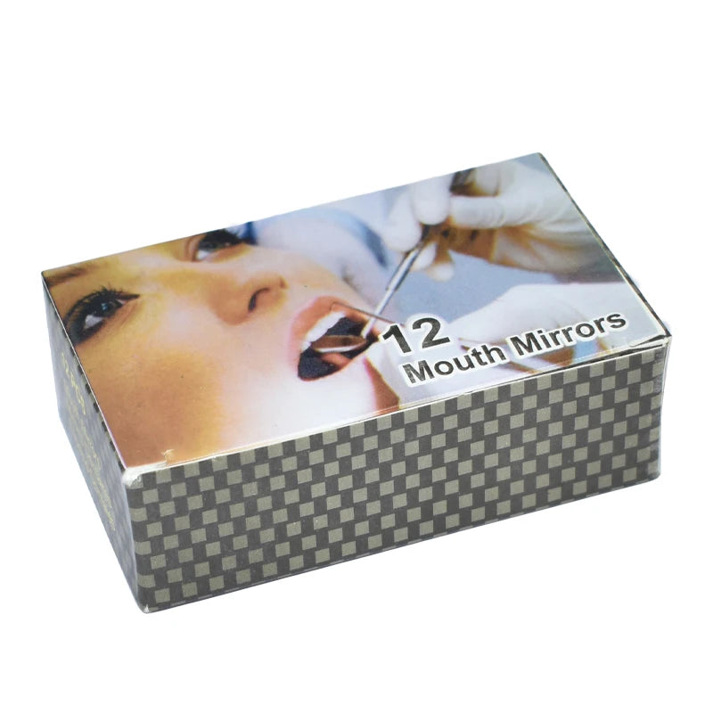 Dental Mirror Stainless Steel Mouth Mirror Dental Hygiene Kit Instrument Dental Reflector Dentist Tools.