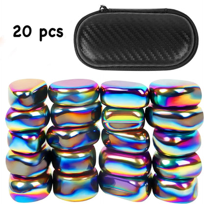 Magnet Chess Game Stones,Anti Stress Antistress Relief Fidget Toys Magnetic Stone for Adults ADHD Autism Fridge Sticker Desk EDC