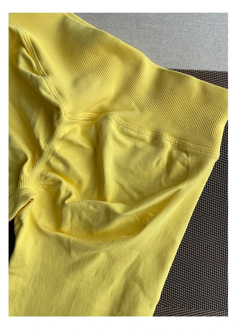 TKITK Leggings Women Seamless Sports Yoga Pants Low Ribbed Band Gym clothes Fitness Workout wear Scrunch Bum Tights.