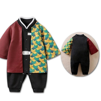 Baby Sommer kurz ärmel ige Baumwolle Anime Overall Jungen Mädchen Rollenspiel Kostüme Baby Kurzarm Body suits Kinder Stram pler