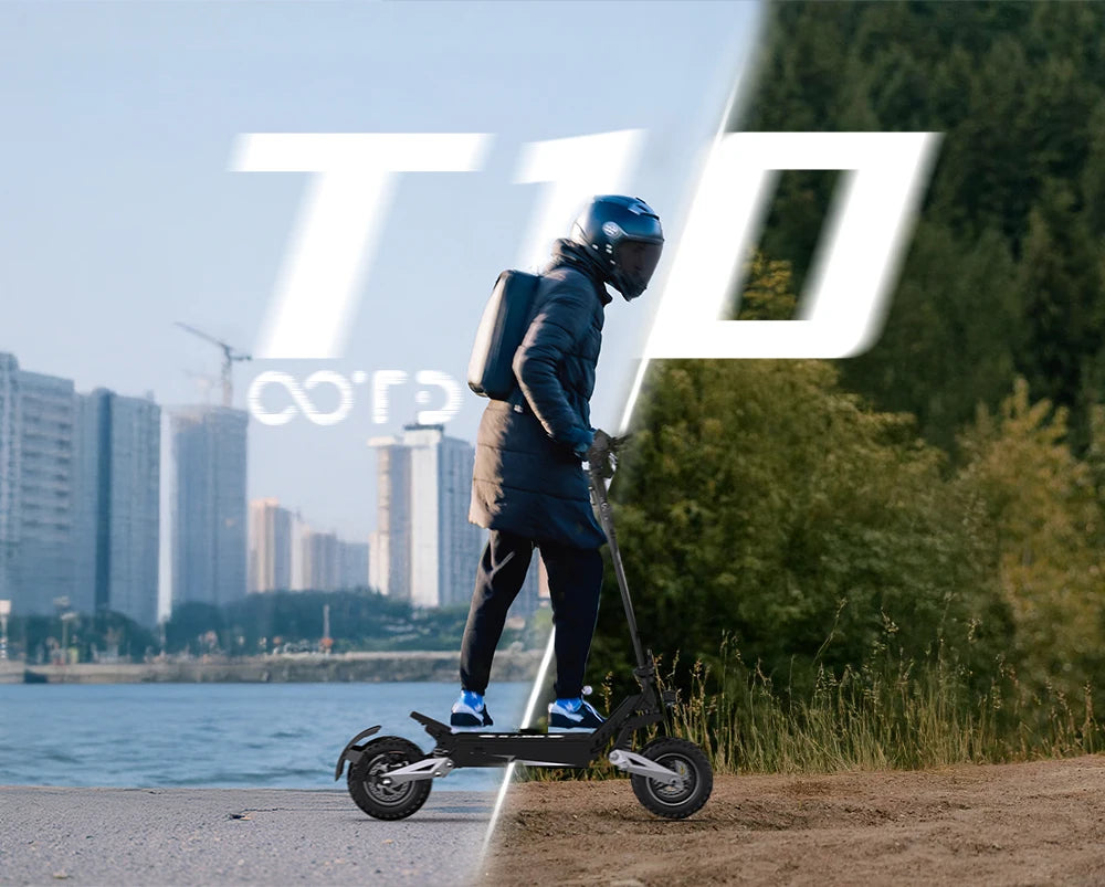 OOTD T10 Electric Scooter 500W Motor 48V13AH Battery Off-Road E-Scooter Adult 11 Inch Foldable City commuting  Electric Scooter.