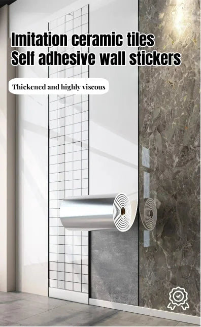 Thick foam marble wallpaper 1 roll waterproof and antifouling wall sticker self-adhesive wallpaper for bedroom and living room