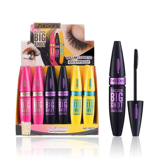 Thick, elongating, waterproof, sweat-proof, non-smudged, long-lasting mascara.