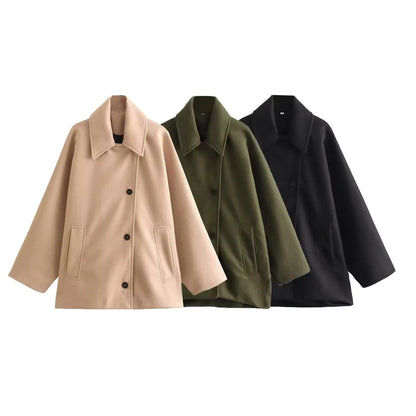 MUJER Oversize Lange Jacke Damen Langarm Damen Trenchcoat Herbst Bomberjacken für Damen Winter Neu in Mäntel und Jacken