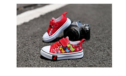 Children Canvas Shoes Boys and Girls Shoes Baby Casual Low Top Shoes Fashion Spring Autumn Breathable Single Shoes zapatos niña.