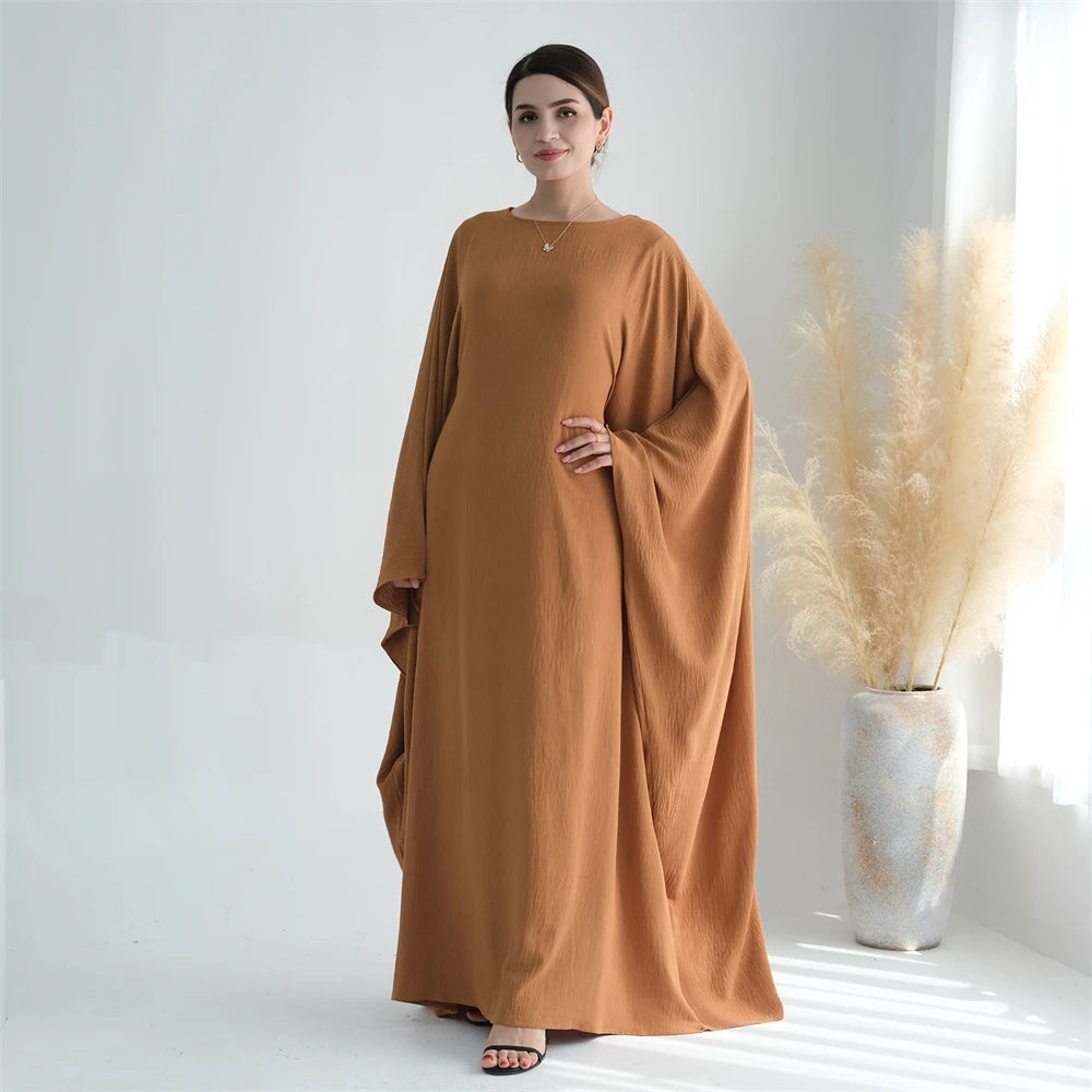 Ramadan Eid Baumwolle Leinen Khimar Abaya Set Dubai Muslim Sets Hijab Kleid Kaftan Abayas Kaftan Marocain Femme Vestidos Para Mujer