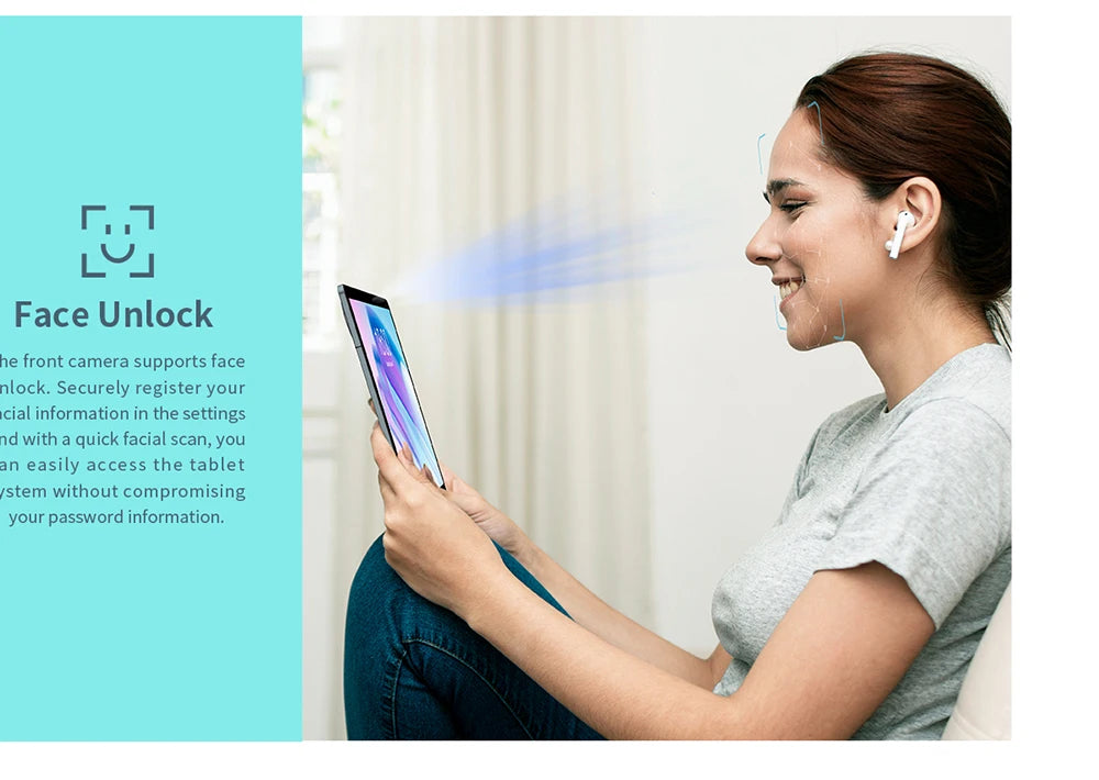 ODEA S11 Android 14 Tablet with 11" IPS 1920x1200 T606 8 Core CPU Max 16GB RAM 256GB ROM 4G LTE type C 8000mAh Widevine L1