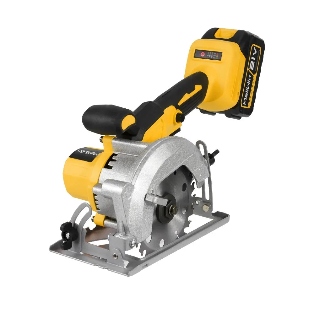 MELLWIN 5 Zoll 125 MM Bürstenlose Elektrische Kreissäge Handheld Multifunktionale Holz Metall Cutter Power Tool Für 21 V 18 V Batterie