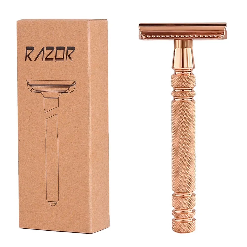 Double Sided Blade Male And Female uUniversal Hair Scraper, Safety Razor, Old-fashioned Shaver Barber Shaver Male.