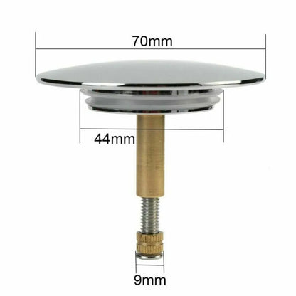 1 stücke 70mm Universal Edelstahl Becken Pop-up-Drain Filter Haar Catcher Waschbecken Sieb Badewanne Stopper Bad werkzeug