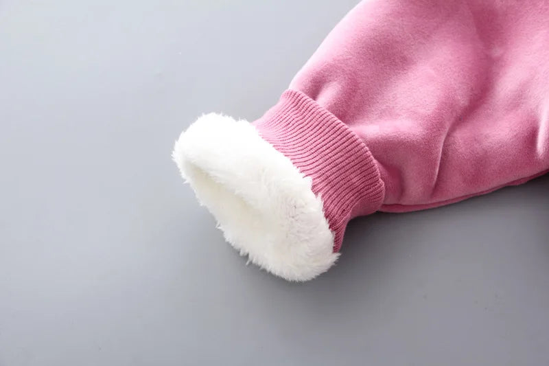 3PCS Winter Autumn Toddler Baby Boys Girls Clothes Baby Sweaters Coat +Pants +Hooded Vest Outfit Set Infant Warm Clothing Suits