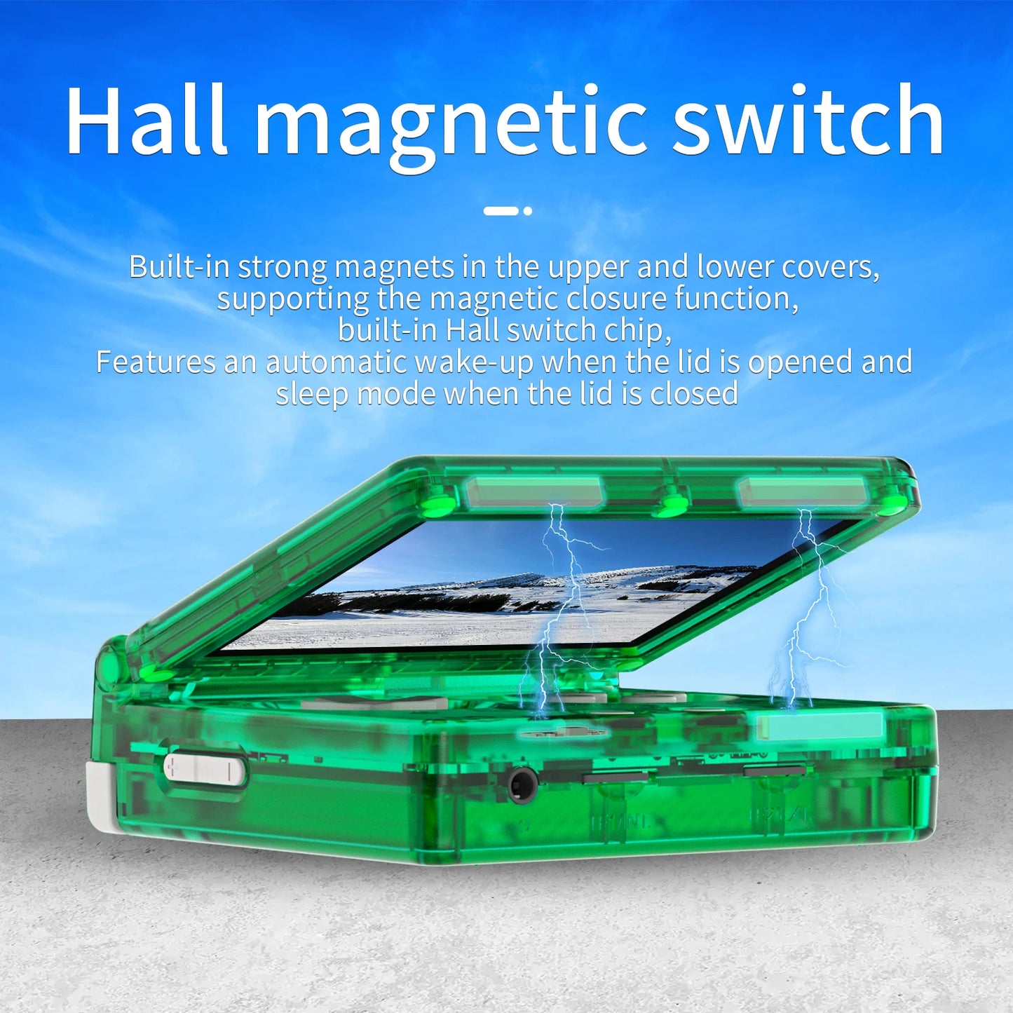 ANBERNIC NEW RG35XXSP Flip Handheld Game Console 3.5 Inch IPS Clamshell Video Gaming Console 64 Bit Linux System 64G Online Play.