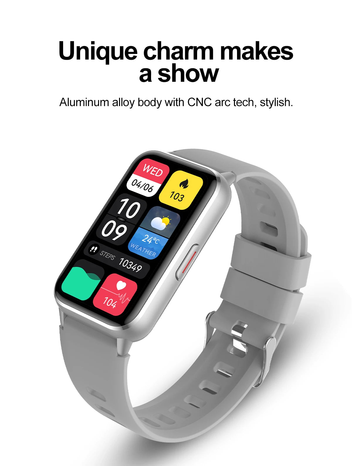 2025 New Grade Nursing Smart Watch AMOLED Blood Oxygen ECG + PPG Blood Pressure Body Temperature Bluetooth Health Smartwatch.