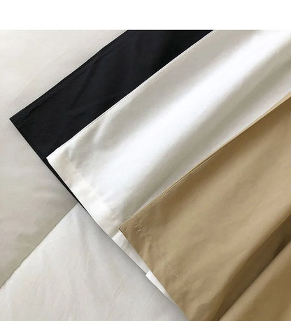 Women Black skirt midi High waist korean style Pleated a line Vintage Clothing 2025 new Summer Casual Fashion Ladies Work Wear.