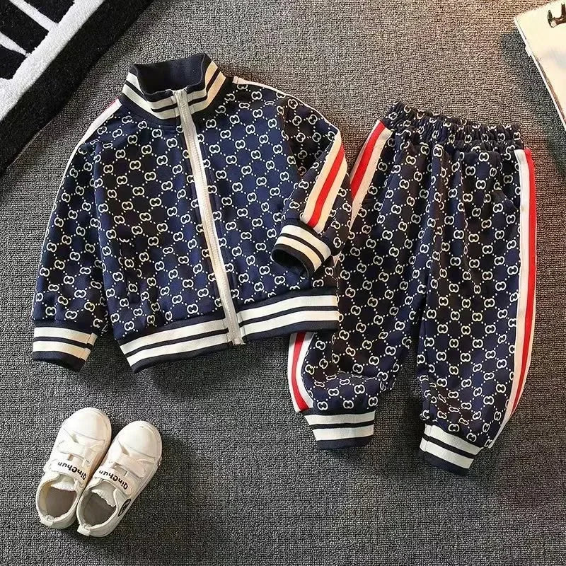 Spring Autumn Boys Clothing Sets Kids Fashion Cotton Coats+Pants 2pcs Tracksuits For Baby Children Sports Suits Toddler 2-12T.