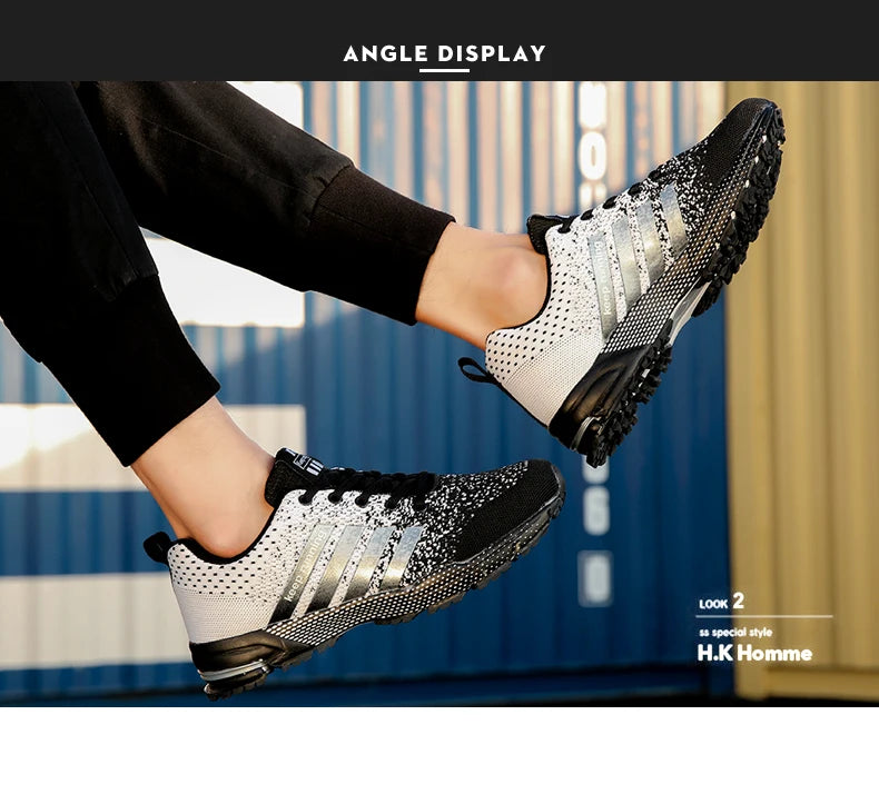 Fashion Sneakers Men Shoes Casual Chunky Breathable Basketball Shoes Light Plus Size Summer Non-slip Run Sports Vulcanize Shoes.