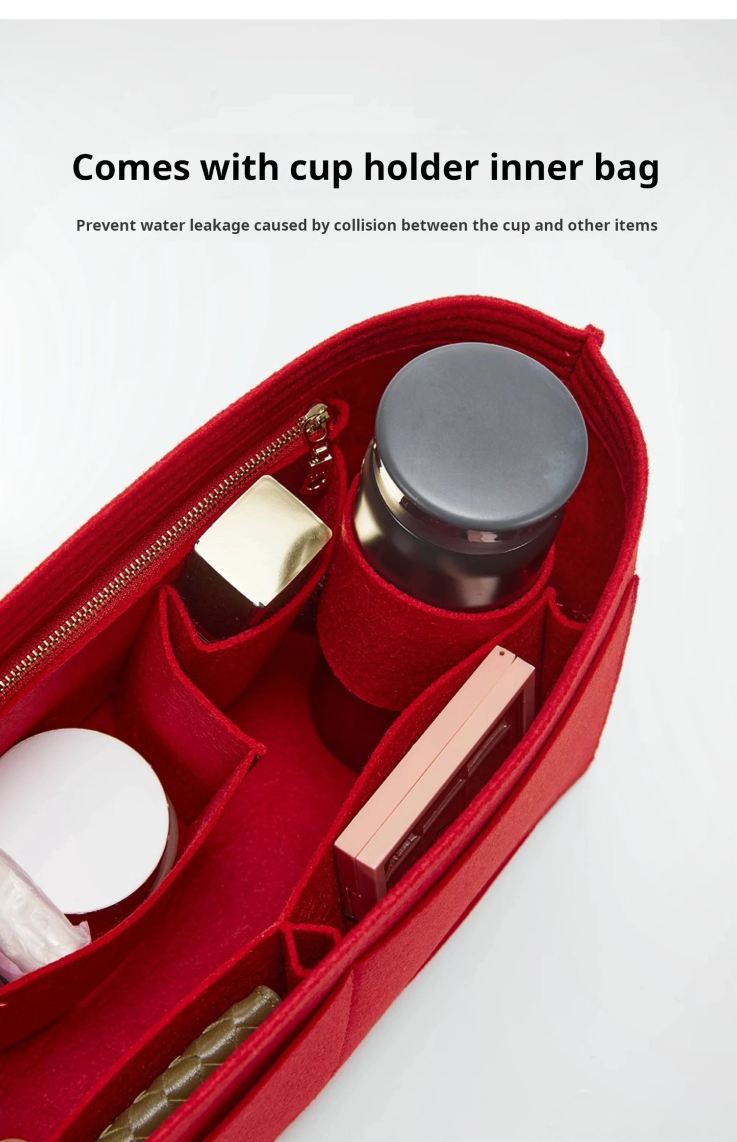 Purse Organizer Insert for Handbags, Felt Bag Organizer for Tote & Purse, Tote Bag Organizer Insert, for lv neverfull.