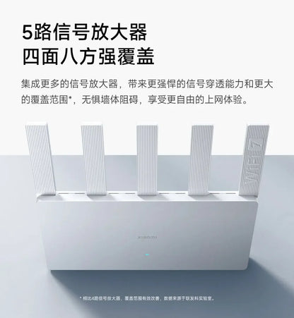 Xiaomi Router BE5000 2.5G Wifi 7 Wiress Router Mesh Group 2.4GHz 5GHz MLO Dual Band Works with Xiaomi mijia mihome App Network.