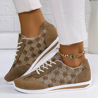 Women Thick Soled Cross Round Head Thin Fashion Shoes Women Comfortable  Breathable Casual Wear-resistant Shoes Zapatos De Mujer.
