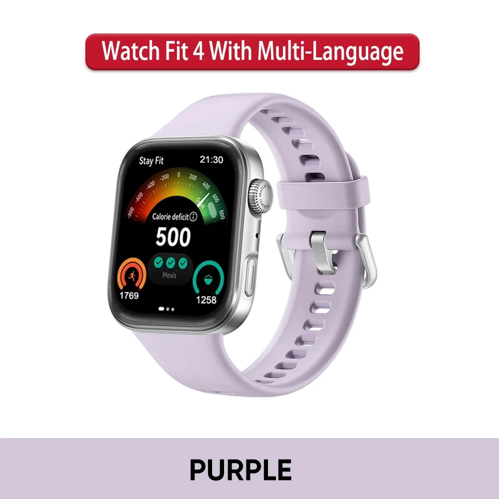 Original HUAWEI Watch FIT 4 Smartwatch,1.82-inch AMOLED Display, Bluetooth calling Health Monitoring Smart Watch.