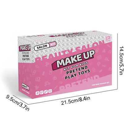 17pcs Girls Beauty Salon Set make up kit for kid pretend play toy cosplay for party game maquillage juguetes girls birthday gift.