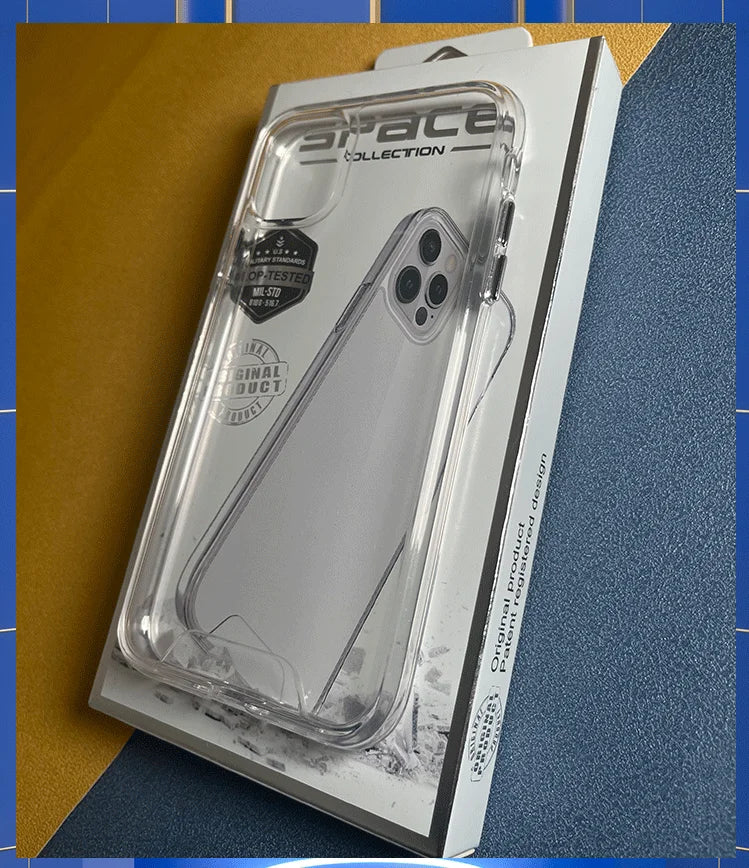 Clear Transparent Case For iPhone 11 Case for iPhone 11 pro max Cover Anti drop hard half pack for iPhone 11 pro Cases.