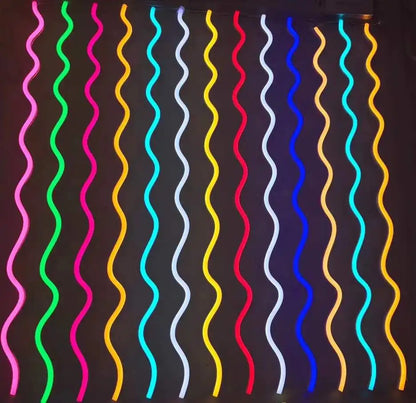 5V 12V 24V Led Neon Strip Light 6mm Narrow Rope Flex Tape Silicon Tube Bar Waterproof DIY Sign Red Green Blue Yellow Pink White.