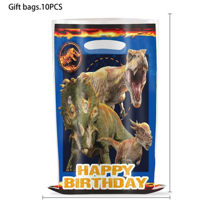 Jurassic Dinosaurier Geburtstagsparty liefert Dinosaurier Einweggeschirr Teller Tasse Serviette für Dinosaurier-Themen Party Kinder Jahre.