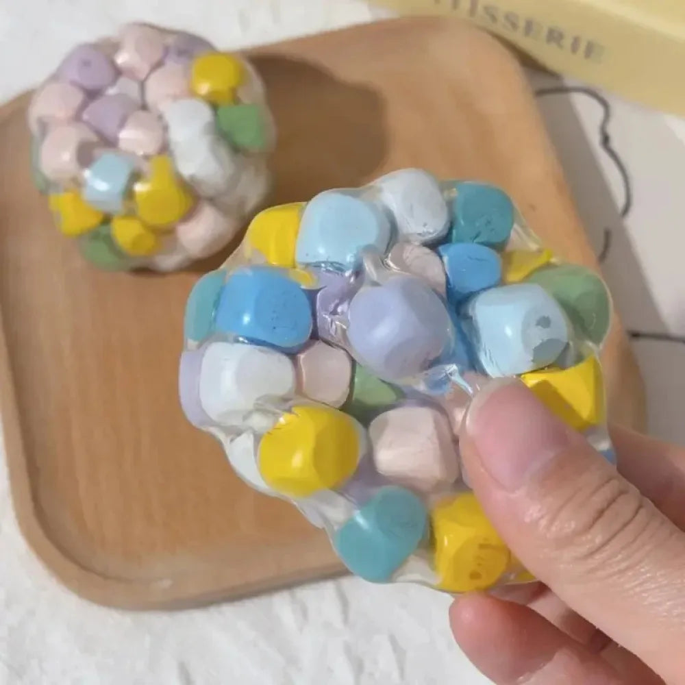 Squishy Dopamine Stress Ball Sensory Toys for Adults Kids, Anxiety Relief Fidget Toys, Squeeze Balls for ADHD Autism Focus.
